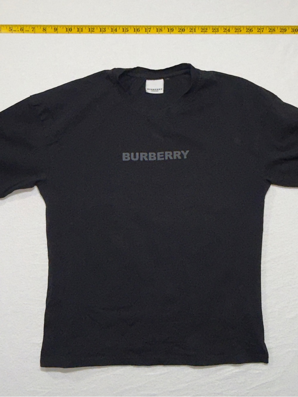 Burberry Black Logo Crewneck Tee